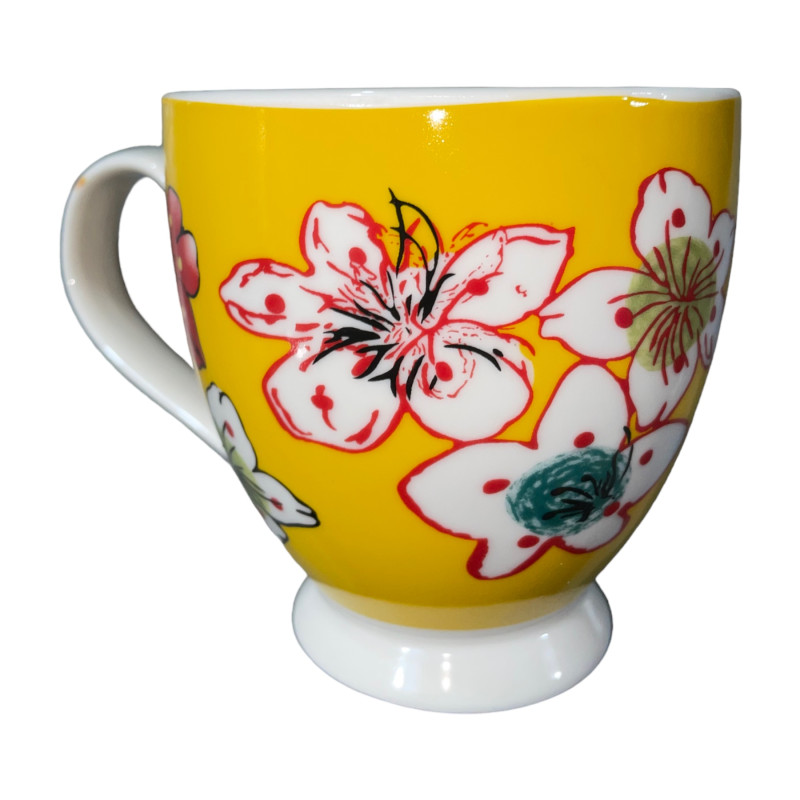 Taza de flores