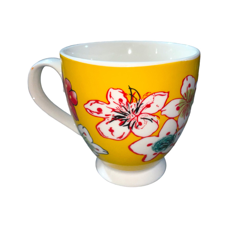 Taza de flores