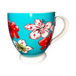 Taza de flores