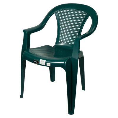 Silla plástica con brazos