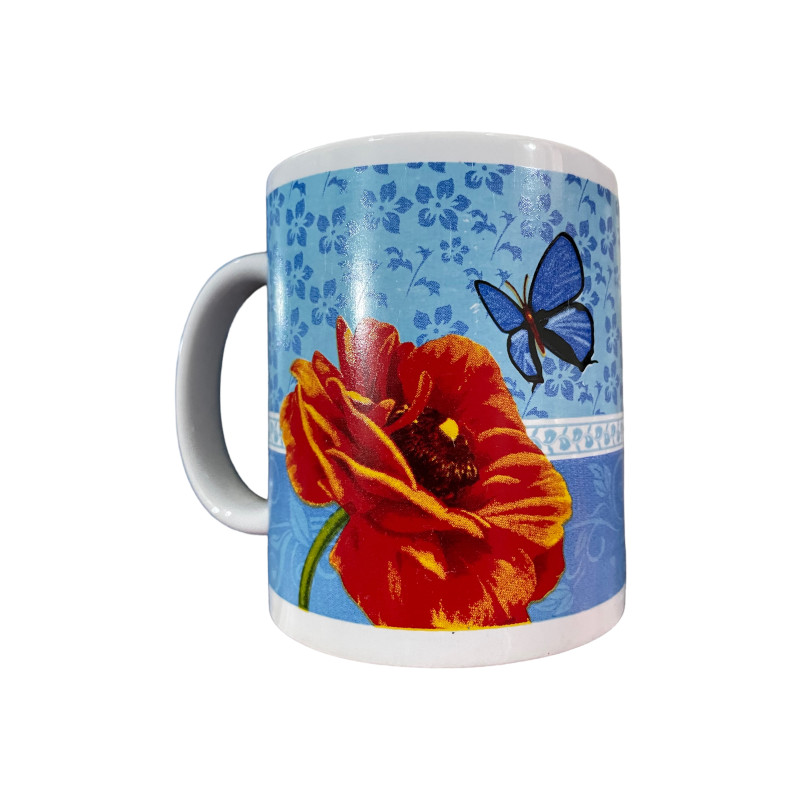 Tazas de flores